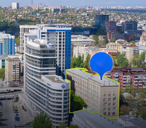 В Ростове выставят на продажу 8-этажное здание возле набережной