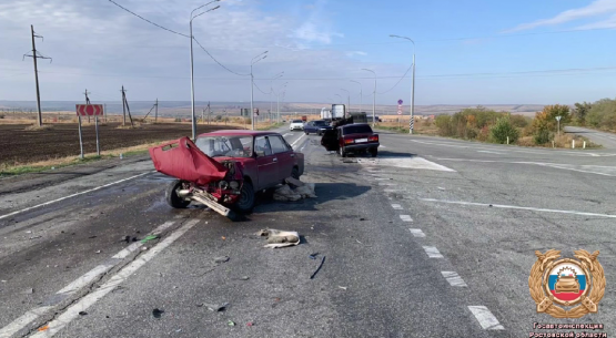 Четыре человека пострадали в массовом ДТП в Ростовской области