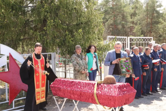 В Шолоховском районе перезахоронили останки красноармейцев, погибших при освобождении Ростовской области