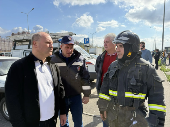 Глава Ростова посетил дома, пострадавшие после ночного налета ВСУ