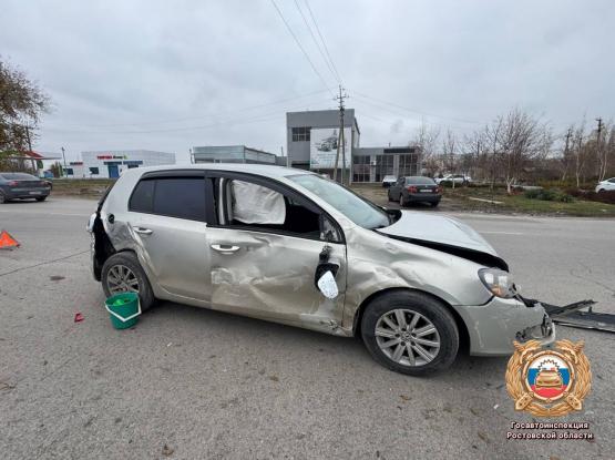 Массовую аварию устроил водитель легковушки в Волгодонске 