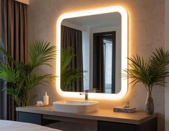 Как зеркало с подсветкой меняет интерьер: плюсы этого решения