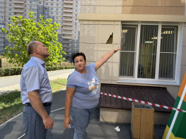 В Ростове после атаки беспилотников в ПВР находятся около 40 человек