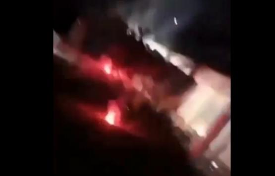 Под Ростовом в новогоднюю ночь из-за фейерверка сгорел частный дом