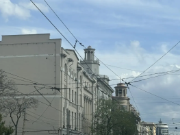 Власти отчитались об устранении последствий обрушения шпиля с ротонды здания «Золотого колоса» в Ростове 