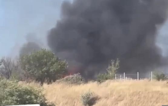 Пожар вспыхнул возле ТЭЦ-2 в Ростове