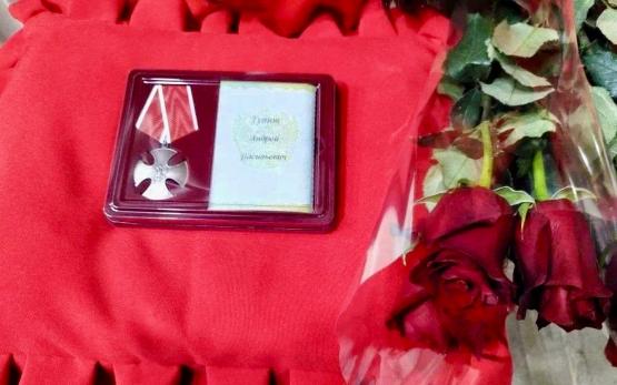 В Ростовской области посмертно наградили орденом Мужества бойца СВО Андрея Тутова