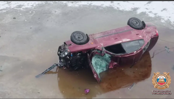 В Ростовской области в реку упал автомобиль и погиб его водитель 