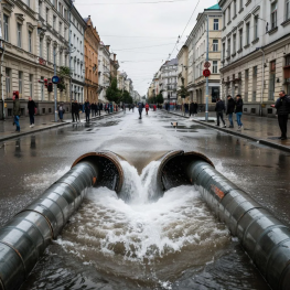 Из-за очередного порыва в центре Ростова отключили воду 