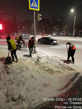 С улиц Ростова убрали около 1 тыс. тонн снега