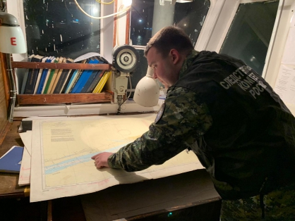 На рейде около Ростова столкнулись два теплохода