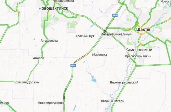 Водителей предупредили о заторе на М-4 «Дон» в Красносулинском районе